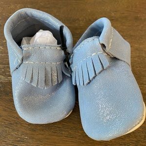 Freshly Picked light Blue moccasins